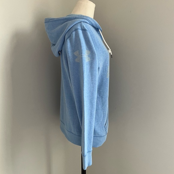 Under Armour Women's Baby Blue Pullover Hoodie size S - Picture 2 of 4